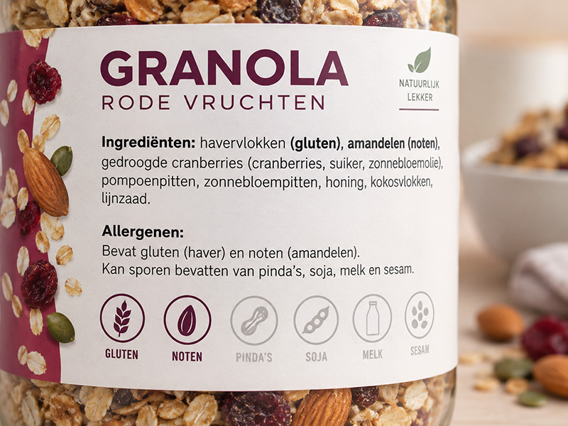 Allergenen op etiket