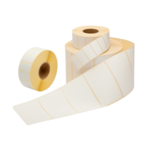 Étiquettes vierges sur rouleau