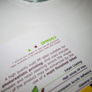 IPM002 – Papier blanc - Mat - Sans adhésif - 90 g - 100 µ